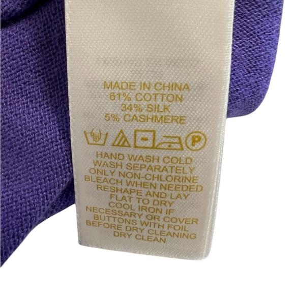 Kate Spade Purple Cardigan with Rhinestones Size XS - Picture 4 of 14